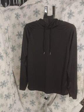 Source Unknown Black Lightweight Women's Hoodie Pullover